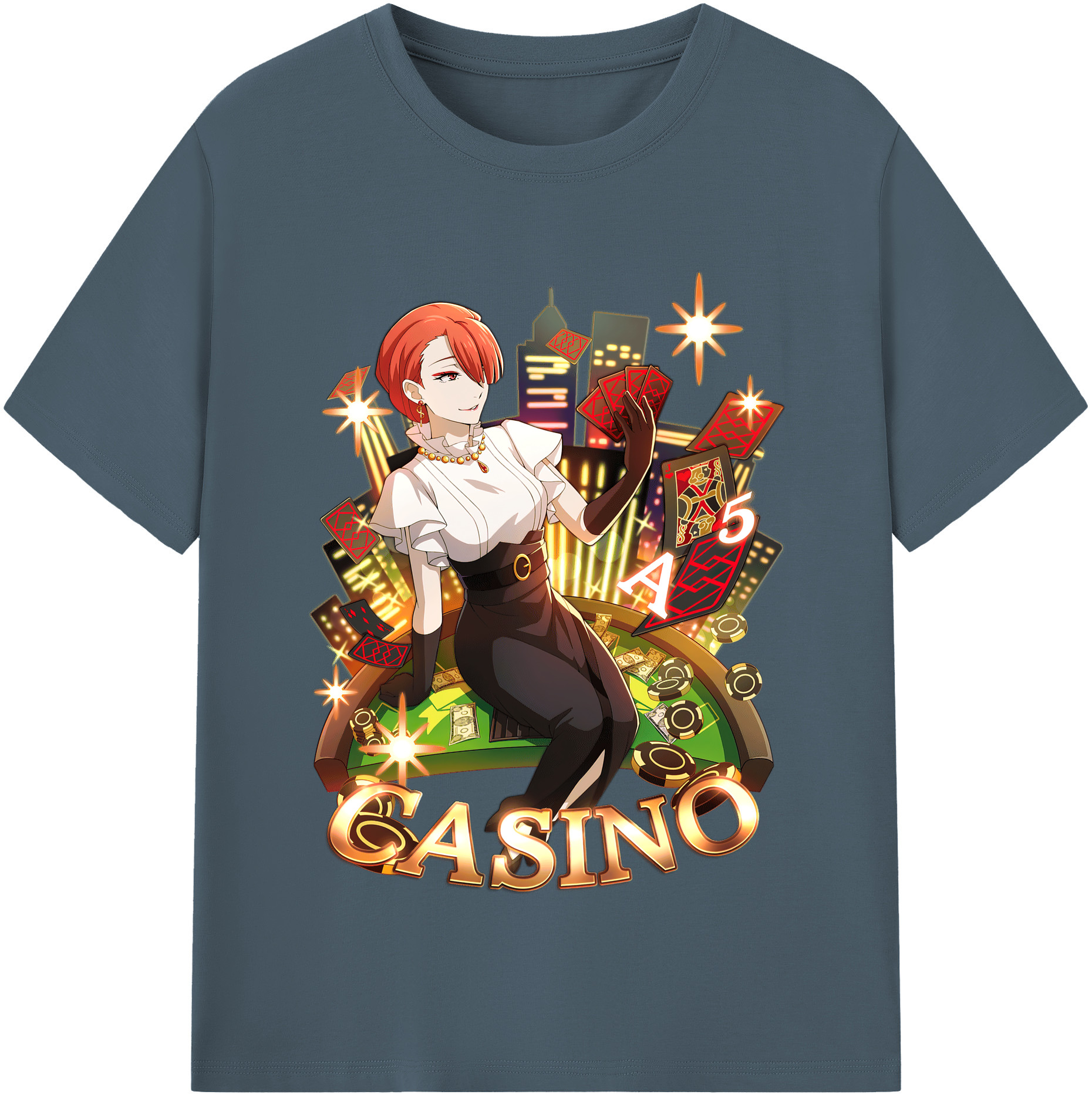 （画像用） 文豪ストレイドッグス Bungo Stray Dogs 綿100％半袖Tシャツ（フロントプリント）